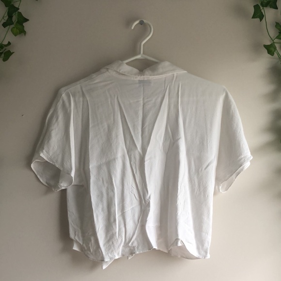 Wilfred Free cropped tie up blouse - Picture 2 of 2